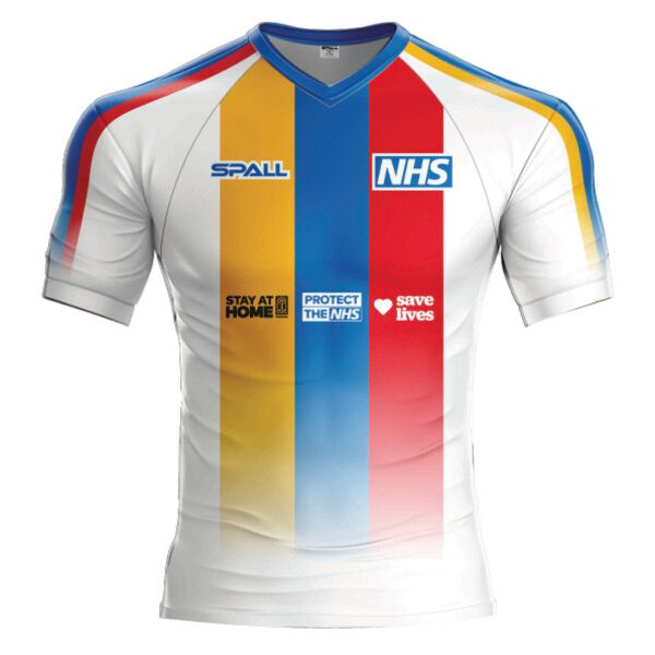 NHS Charity T-Shirt Vertical Stripe - Mens Thumbnail